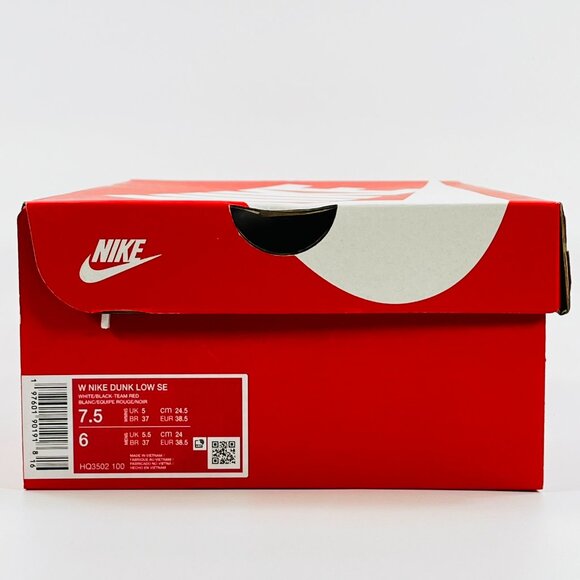 Nike Women's Dunk Low SE 'White Black' HQ3502-100 Multi Size - Picture 9 of 13